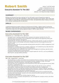 а́рборэ фру́кту когно́сцитур дерево узнают по плоду. Executive Assistant To The Ceo Resume Samples Qwikresume