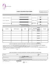 Setelah menyerahkan surat pengunduran diri karyawan yang bersangkutan dipersilakan mengisi beberapa dokumen seperti. Asset Handover Form Docx Asset Handover Form Internal Use Only Handover Particulars Handed Over To Name Contact Num Faculty Department Handover Date Course Hero