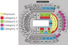 63 Circumstantial Seating Chart For Prudential Center