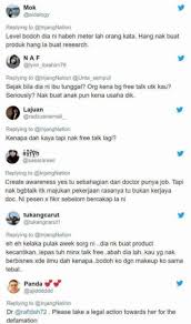 Apa apa pun kita doakan yang terbaik buat anju, semoga pasangan ini dapat menyelesaikan masalah mereka dengan cara betul. Showbiz Netizens Slam Zarina Anjoulie For Attacks On Doctor