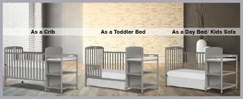 At kids n cribs, you don't just find great furniture, you find it at prices that work for your budget and help to ease the stresses of preparing for the birth of your baby. Amazon Com Dream On Me Anna 4 In 1 Full Size Crib And Changing Table Combo In White Greenguard Gold Certified Mini Crib With Changing Table Attached Baby