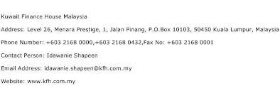 Kuwait finance house malaysia www.kfh.com.my. Kuwait Finance House Malaysia Address Contact Number Of Kuwait Finance House Malaysia