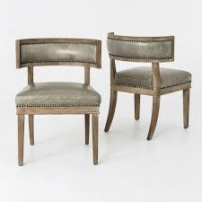 Well you're in luck, because here they come. Carter Curved Grey Leather Dining Chair Zin Home