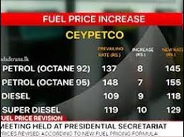 Jun 27, 2021 · the sri lanka petroleum private tanker owners' association (slpptoa) today said that there would be a 15% price hike in line with the recent diesel price hike from july 1. Ceypetco Fuel Prices Increased From Midnight Today English Youtube
