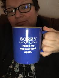 Night shift worker's funny coffee mug find