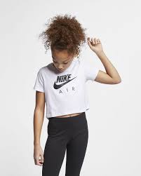 Nike Air Older Kids Girls Crop Top Nike Gb In 2020 Nike Kids Outfit Crop Tops For Kids Nike Kids Girls
