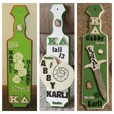 Sorority Paddle Greek Big Little Gifts Alpha Delta Kappa Theta Phi Alpha Sorority Paddles