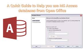 The free and open productivity suite. How To Use Ms Access Databases From Open Office Data Recovery Blog