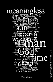 Ecclesiastes Word Cloud Spiritual Words Ecclesiastes 9 Ecclesiastes