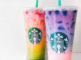 It's a happy day when the sun is shining, coffee is in starbucks ombre pink drink: Ombre Rainbow Drink New Secret Starbucks Drink Goes Viral But Baristas Are Refusing To Make It The Independent The Independent