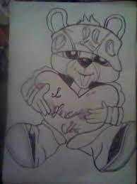 Greeting cards, journals, notebooks, postcards, and more. Gangsta Teddy Bear I Love You By Thatgurlkp87 On Deviantart