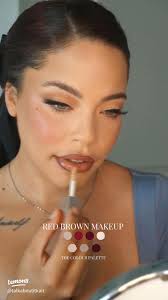 Red Brown Makeup Tutorial: Stunning Autumn-Inspired Look with Elf, Morphe,  and Fenty Beauty