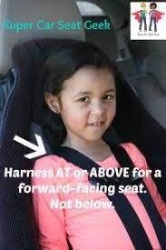 With two different spaces for the crotch strap and rethreadable harness straps this seat is simple to use and will fit your child from 20 to 100 pounds. Harness Placement Is At Or Above For A Ff Seat Carseat Safety Harness Car Seats