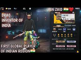 With this free fire stylish name you can change free fire username font style. Bin Zaid Gaming In My Friend List Global Player Of Season 2 From India Youtube