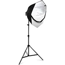 Amazon Com Limostudio 1pack Photography Studio Continuous 26 Octagonal Soft Box Lighting Light Kit With Photo E26 E27 Cfl 105w 6500k Bulb And Light Stand For Photo Studio And Photo Video Shooting Agg702 Camera