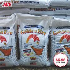 Golden Fire Wood Fuel Pellets Has Set The Industry S Gold Standard Of Wood Pellet Fuel Get It At Bill S Ace Hardwar Pellet Fuel Wood Pellets Ace Hardware