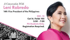 A Conversation With Leni Robredo, Former Vice President of the Philippines 