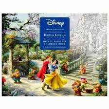 In this unique coloring book sixty three paintings from thomas kinkade s disney dreams collection are presented in color across from the black line art of the same image. Disney Dream Collection Thomas Kinkade Studios Disney Princess Coloring Book Walmart Canada