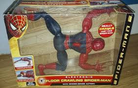 Spider Man 2 Electronic Floor Crawling Marvel Action Figure New In Box Toy Biz None Marvel Action Figures Spiderman Action Figures
