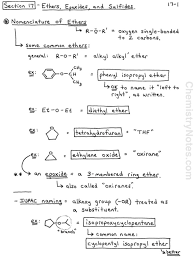 Ethers Epoxides And Sulfides In 2020 Chemistry Notes Organic Chemistry Notes Chemistry Lessons