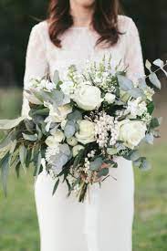 Toss and flower girls bouquets are made with this bouquet has some simple rustic touches include the faux boxwood and eucalyptus stems along with the bark skinned wood flowers including zinnias. 33 Eucalyptus Bouquet Ideas Wedding Bouquets Bouquet Wedding Flowers