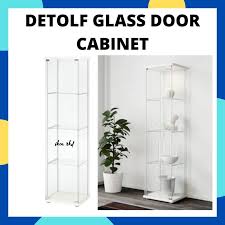 Percantik ruang tamu dengan lemari hias kaca terbaik kami. Buy Detolf Glass Cabinet White Only Seetracker Malaysia