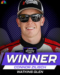 WHAT A DEBUT! 🏁 CONNOR ZILISCH WINS AT WATKINS GLEN, BECOMING THE SEVENTH  DRIVER IN NASCAR XFINITY SERIES HISTORY TO WIN THEIR FIRST RACE.