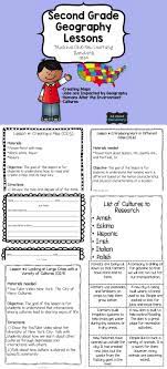 This Pack Contains 7 Activities To Learn About Ohio S New Learning Standards For Second Grade Geograph Geography Lessons Second Grade Social Studies Elementary