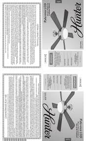 All are backed by a limited lifetime warranty. Hunter Palermo Led 59048 Owner S Manual And Installation Manual Pdf Download Manualslib