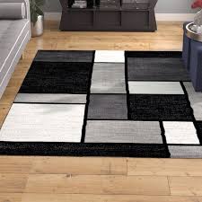 Black And Brown Rug Runner Lorenzo Gray Black White Rug White Area Rug Yellow Area Rugs Black White Rug