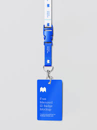 Free Lanyard Id Badge Mockup Mockups Design Free Premium Mockups In 2020 Identity Card Design Lanyard Designs Id Design