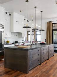 This Kitchen Is Really Interesting From The Unique Island To The Pendants To The Ceiling F Interior Design Kitchen Rustic Kitchen Design Wood Kitchen Island