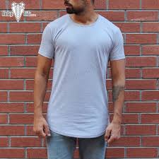 Erkek Gri Uzun Basic T Shirt Erkek Tisort Sokak Tarzi Erkek Erkek Urunleri