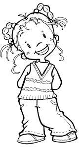 Imagenes Para Colorear De Una Nina Coloring Books Coloring Pages Digi Stamps