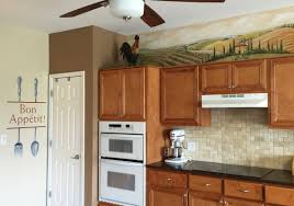June 10, 2020 in diy projects, room reveals. Tuscan Mural Stencil Painted In Chicago Suburban Kitchen By Debbie Cerone Art Ideas By Debbie Cerone