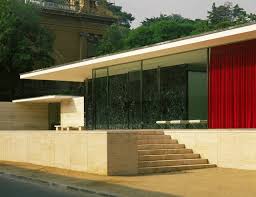 As part of the 1929 international exposition in barcelona spain, the barcelona pavilion, designed by mies van der rohe, was the display of architecture's modern movement to the world. Ludwig Mies Van Der Rohe German Pavillion For The International Art Exhibit 1929 Artsy