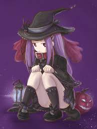Since the Babylonia anime came out, and it is spooktober. Here is Medusa  Lancer in a witch outfit. : rGrandOrderAlter