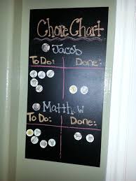 Magnet Chalkboard Preschool Chore Chart Found The Board At