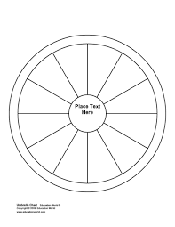 Umbrella Chart Template Education World