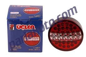 Ucler 0872l Ledli Yuvarlak Hamburger Stop Lamba Ucler Ucler Lamba