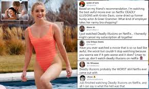 She served on the board of. Netflix S New Thriller Deadly Illusions Starring Greer Grammer Is Dubbed Worst Movie By Viewers Daily Mail Online