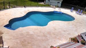 Bullnose pool coping tiles and pavers have a rounded edge. Ivory Cream Select Travertine Pavers And Ivory Select Travertine Coping For More Info Please Vi Travertine Pool Travertine Pool Coping Travertine Pool Decking