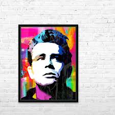 Inspired by James Dean by The Pop Art Factory Wall Art