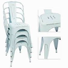 Walnew Set Of 4 Distressed Style Stackable Kitchen Dining Bistro Cafe Metal Chairs Dream Blue Walmart Com In 2020 Metal Chairs Dining Chairs Indoor Outdoor Chair