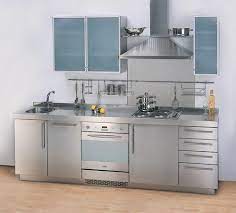 افكار وتصميمات مطابخ المنيوم مودرن بالصور Steel Kitchen Cabinets Aluminum Kitchen Cabinets Stainless Steel Kitchen Cabinets
