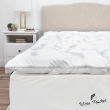 Sensorpedic Quilted 2 In King Memory Foam And Micro Feather Mattress Topper White In 2020 Feather Mattress Mattress Mattress Topper
