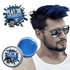 This beard wash leaves your beard thicker and helps reduce gray hair color. Amazon Com Play Do Temporary Hair Color Hair Wax Hair Clay Mens Grooming Blue Hair Dye 1 8 Ounces Beauty Dyed Hair Blue Men Hair Color Hair Clay