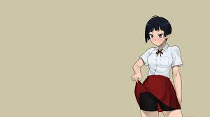 Undercut and side part hairstyle is also on top of tomboy short haircuts for teenage girls list.taken inspiration from celebrity in the world, especially. Wallpaper Bang You Short Hair Blue Eyes Black Hair School Uniform Schoolgirl Spats Tomboys Manga Anime Girls Tomboy 1920x1080 Aarta 1382013 Hd Wallpapers Wallhere