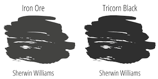 Traditionally wrought iron has been used for making decorative grills and other materials. Sherwin Williams Iron Ore The Heathered Nest