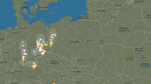 Mapa burzowa dla województwa mazowieckiego. Sprawdz Gdzie Jest Burza